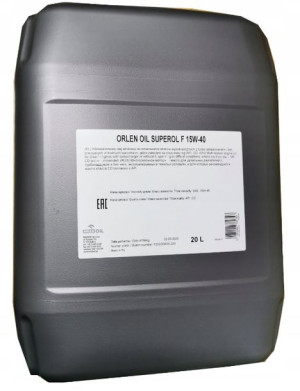 Olej Silnikowy Orlen Superol F Cd 15w40 20l Radom