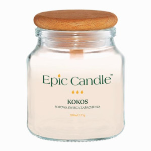 Epic Candle sojowa świeca świeczka zapachowa KOKOS 200ml