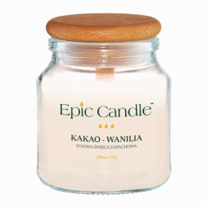 Epic Candle sojowa świeca zapachowa KAKAO-WANILIA 200ml