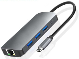 Adapter Alogy Hub 9w1 Hdmi 4k Rj45 Usb-c Pd 3xusb Av Sd/tf/microsd