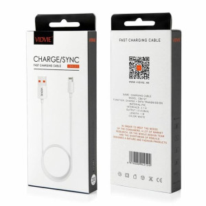 Kabel Vidvie Cb412-2 Usb/lightning 2.1a, 2m Biały