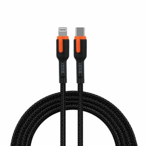 Kabel Vidvie Cb499 Type C/lightning Pd 20w 1.2m Czarno-pomarańczowy Pudełko