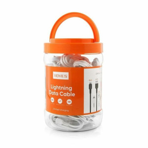 Kabel Vidvie Dc09 Usb/lightning 2.1a, 1m Biały 30 Szt.