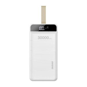 Powerbank Dudao 30000mah 3xusb Lampka Led Biały (k8s+)