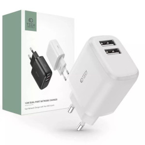 Ładowarka Sieciowa C12w 2-port Network Charger 2.4a White