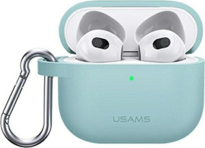 Etui Usams Apple Airpods 3 Silicon Zielony/green Bh741ap04