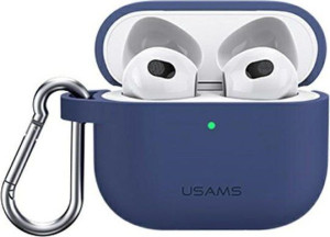 Etui Usams Apple Airpods 3 Silicon Niebieski/blue Bh741ap02