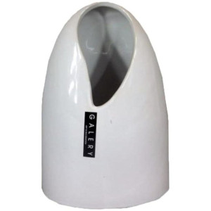 Wazon Ceramiczny Dekoracyjny W Kolorze Białym