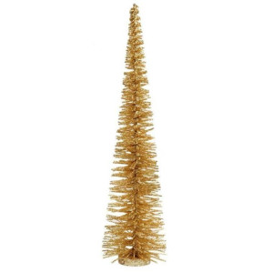 Choinka Figurka Złota Brokatowa 50 Cm