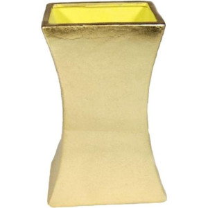 Wazon Ceramiczny Złoty Wazonik Ozdobny