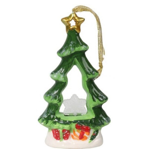 Choinka Ceramiczna Led 15 Cm