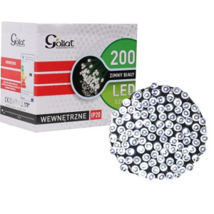 Lampki Choinkowe 200 Led Kolor Zimny Biały