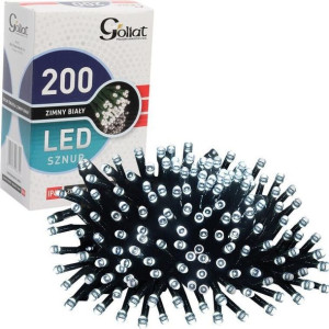 Lampki 200 Led Zewnętrzne Zimny Biały