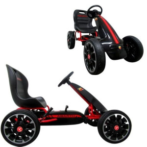 Gokart Na Pedały Koła Eva Regulowany Fotel Abarth
