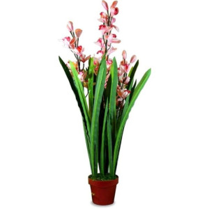 Kwiat W Doniczce Drzewko Sztuczne Kwiat Storczyk 110 Cm