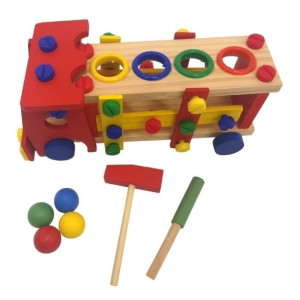 Samochód Do Składania Drewniany Sorter 2 W 1