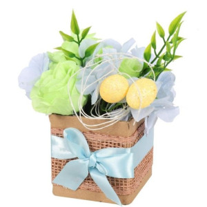 Stroik Wielkanocny Wiosenny Świąteczny Ozdoba Flower Box