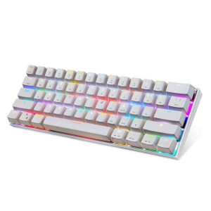 Bezprzewodowa Klawiatura Mechaniczna Motospeed Ck62 Bluetooth Rgb (biała)