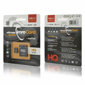 Karta Pamięci Imro Micro Sdxc 128gb + Adapter Czarny
