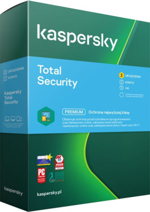 Kaspersky Total Security multi-device 5 stanowisk 1 rok kontynuacja