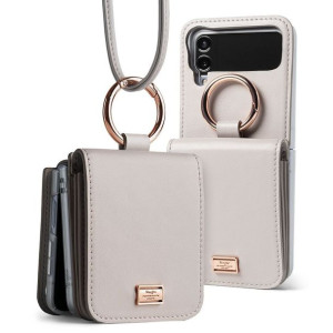 Etui Ringke Signature Card Pocket Samsung Galaxy Z Flip 4 Dove Grey
