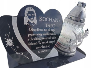 statuetka na znicz GRAWER, statuetka na grób, 25cm