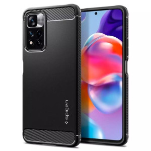Spigen Rugged Armor Xiaomi Redmi Note 11 Pro+ Plus 5g Matte Black