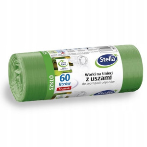 Worki do segregacji odpadów szkło Stella 60l