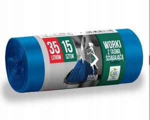 Worki na śmieci Anna Zaradna 35l 15 szt