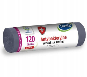 Worki na śmieci antybakteryjne Stella 120l 6szt.