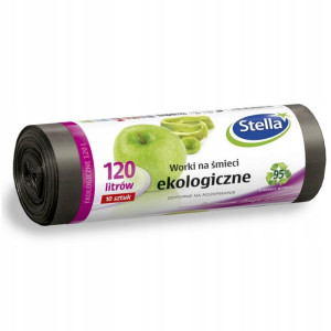 Worki na śmieci ekologiczne Stella 120l 10 szt.
