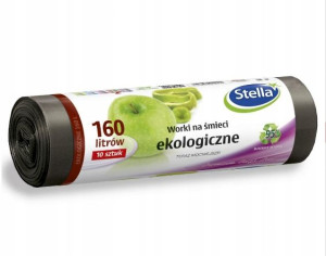Worki na śmieci ekologiczne Stella 160l 10 sztuk