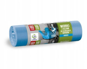 Worki z uszami do segregacji Papier 16 szt x 60 l