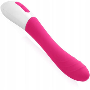 Wibrator Silikonowy Sztywny Penetrator 12 Funkcji