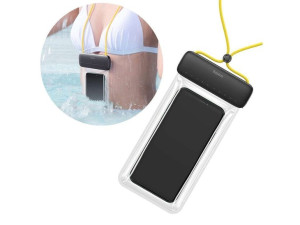 Baseus Etui Wodoszczelne Wodoodporne Do Telefonu 7,2'' Ipx8 Czarny