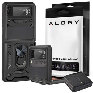 Etui Alogy Camshield Stand Ring Z Osłonką Na Aparat Do Samsung Galaxy S21
