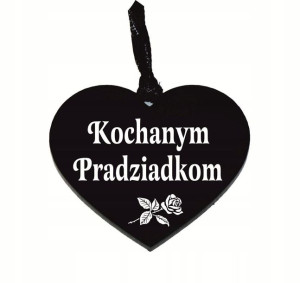 zawieszka na znicz z grawerem KOCHANYM PRADZIADKOM