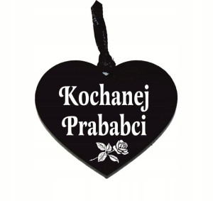 zawieszka na znicz z grawerem Kochanej Prababci