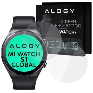 2x Elastyczne Szkło 3d Alogy Do Xiaomi Amazfit Gtr 3 Pro Black
