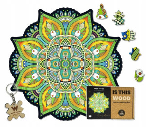 Puzzle Drewniane Mandala Eko Układanka Boho 450