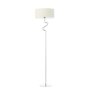 Lampa stojąca podłogowa do pokoju VESSO abażur LED