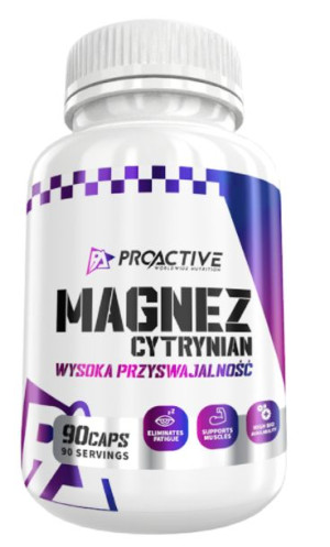 ProActive Cytrynian Magnezu 90 kaps