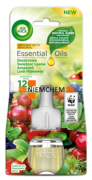 Air Wick Electrical Deszczowa Świeżość Lasów Amazonii Odświeżacz 19ml Wkład