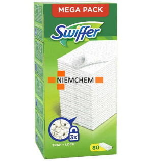 Swiffer Antystatyczne Suche Ściereczki do Mopa 80szt [DE]