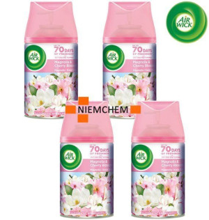 Air Wick Freshmatic Magnolia Wiśnia 4 x 250ml Wkład