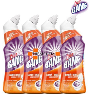 Cillit Bang Żel do WC Kamień i Brud 4 x 750ml