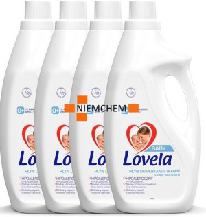 Lovela BABY Płyn do Płukania dla Dzieci i Niemowląt 4 x 2L = 8L