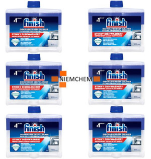 Finish Czyścik Płyn do Czyszczenia Zmywarki Regular 6 x 250ml