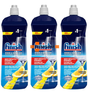 Finish Lemon Nabłyszczacz do Zmywarki 3 x 800 = 2,4L