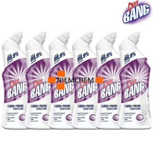 Cillit Bang Żel do WC Higiena i Połysk 6 x 750ml
